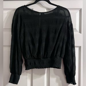 ASTR see thru long sleeve blouse, Size XS